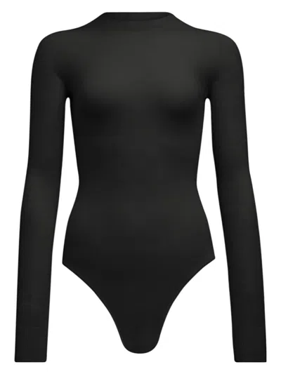 Alaïa Women's Cashmere Bodysuit In Black