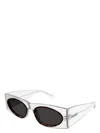Alaïa Aa0085s001 Crystal Crystal Grey In Transparent