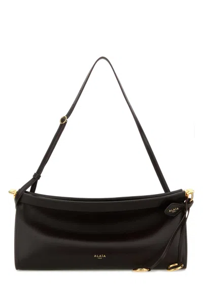 Alaïa Alaia Women Chocolate Leather East West Shoulder Strap In Brown