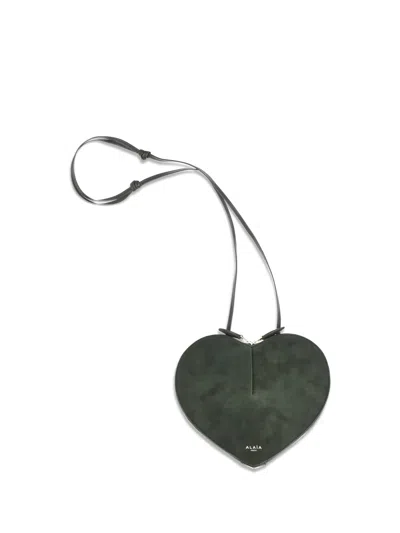 Alaïa Women Coeur Bimaterial Shoulder Bag