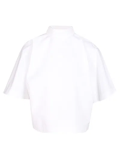 Alaïa Women Crop Top In White