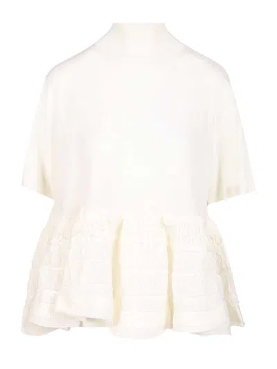 Alaïa Women Cryoline Wool Top In Neutral