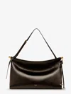 Alaïa Alaia Women East West Leather Bag With Engraved Logo In Multi