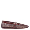 Alaïa Mesh Mary Jane Ballerina Flats