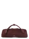 Alaïa Alaìa Burgundy Le Teckel Clutch Bag In Rougegrena