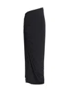 Alaïa Women Gathered Long Skirt In Black