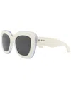 Alaïa Women's Gg1587s 52mm Sunglasses In White