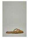 Alaïa Infradito Fishnet Flat Mules