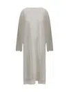 Alaïa Women Knit Kaftan Dress In White