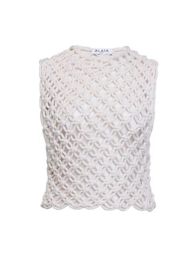 ALAÏA ALAIA WOMEN KNITTED TANK TOP