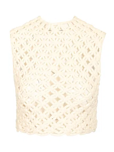 Alaïa Women Knotted Top In Multi