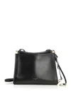 Alaïa Alaia Black Leather Small Square Crossbody Bag In Black