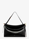 Alaïa Alaia Women Le Click East West Large Leather Shoulder Bag In Multi