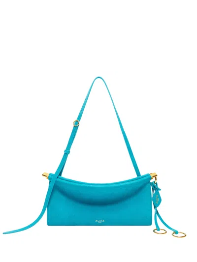Alaïa Alaia Women Le Click East West Small Bag In Blue