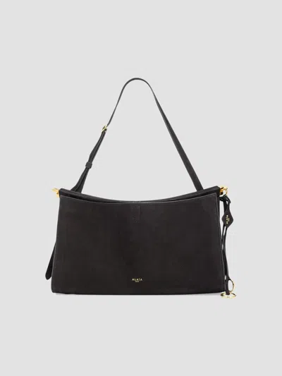Alaïa Women's Le Click Large Pocket Shoulder Bag In Noir