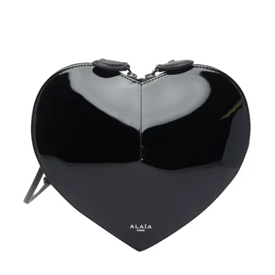 Alaïa Alaia Women Le Coeur Crossbody Bag In Black