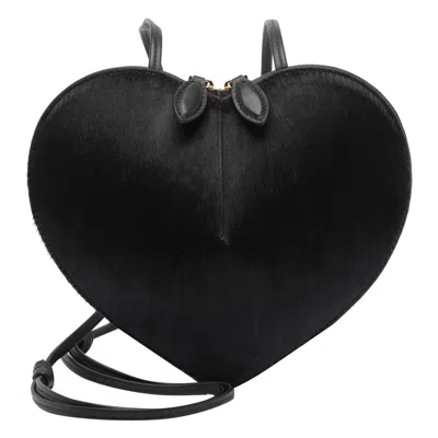 Alaïa Alaia Women Le Coeur Haircalf Crossbody Bag In Brown