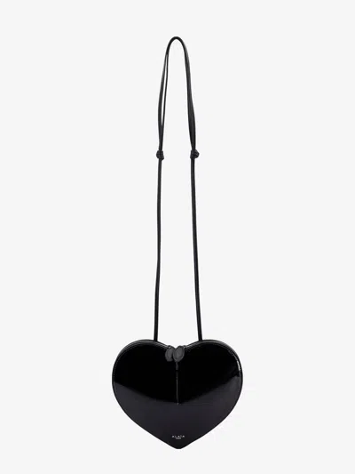 Alaïa Alaia Women Le Coeur Patent Leather Crossbody Bag In Black
