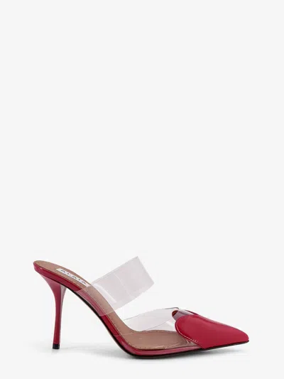 Alaïa Alaia Women Le Coeur Patent Leather Sandals In Red