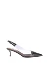 Alaïa Alaia Black Heart Mules In Patent Calfskin
