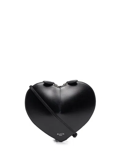 Alaïa Alaia Women Le Coeur Shoulder Bag In Black