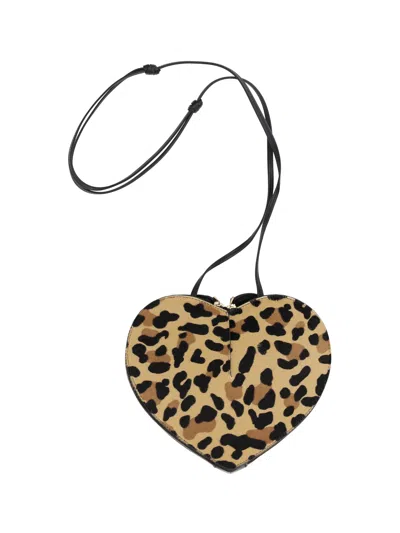 Alaïa Women Le Coeur Shoulder Bag In Brown