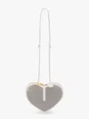 Alaïa Alaia Women Le Coeur Shoulder Bag In Leather With Fishnet Motif In Multi
