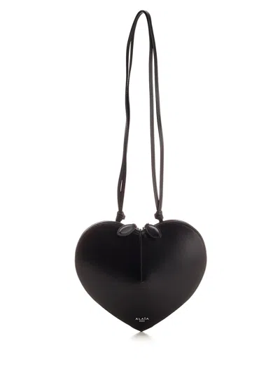 Alaïa Women "le Cœur" Heart Bag In Black
