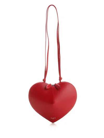 Alaïa Women "le Cœur" Heart Bag In Red