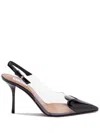 Alaïa Alaia Slingbacks In Patent Calfskin In Black