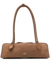 Alaïa Le Teckel Medium Leather Shoulder Bag In Brown