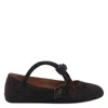 Alaïa Round-toed Ballet Flats In Brown