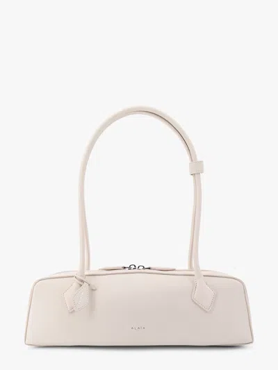 Alaïa Alaia Women Le Teckel Leather Crossbody Bag In White