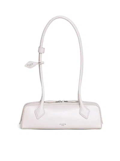 Alaïa Alaia Women Le Teckel Medium Goatskin Bag In White