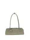 Alaïa Women Le Teckel Shoulder Bag In Green