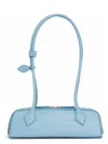 Alaïa Le Teckel Small Leather Shoulder Bag In Blue
