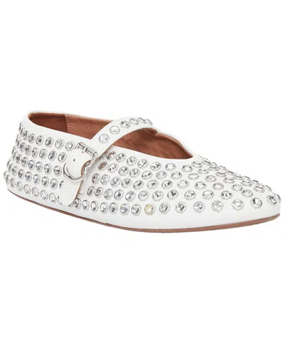 Pre-owned Alaïa Women's Leather 2023 Crystal Flat (authentic Pre-loved)
