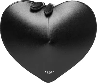 Alaïa Women's Leather Coeur Bag In Black
