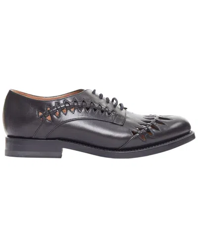 Pre-owned Alaïa Women's Leather Goodyear Braided Brogue (authentic Pre-loved)