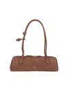 Alaïa Le Teckel Medium Bag In Nubuck Calfskin In Brown