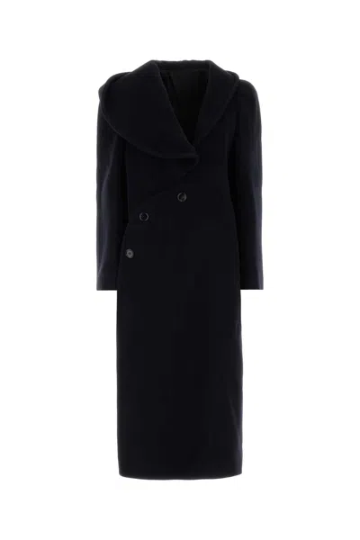 Alaïa Alaia Women Midnight Blue Wool Coat