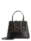 Alaïa Mina 25 Tote Bag In Vienne Wave Calfskin