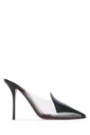 Alaïa Le Caur Abstrait 90 Patent Leather Mules In Black