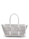 Alaïa Alaia Neo Mina 20 Bag In Vienne Calfskin In Blancoptiq