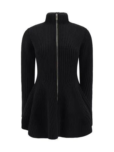 ALAÏA ALAÏA WOMEN PEPLUM CARDIGAN