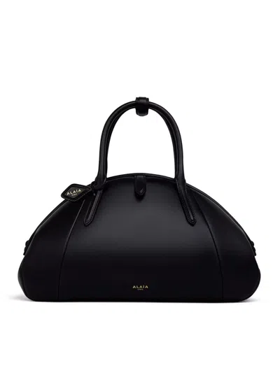 Alaïa Alaia Women Purse Top Handle Bag In Calfskin In Black