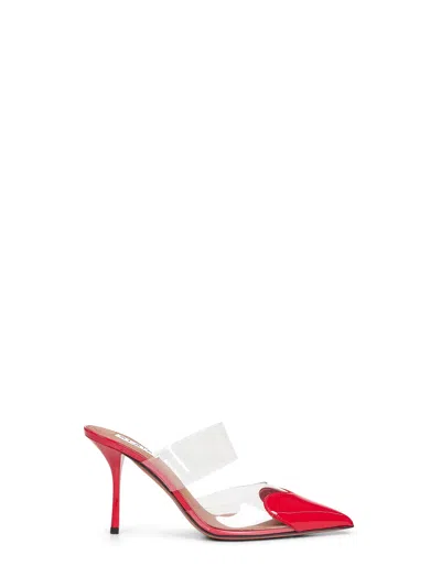 Alaïa Alaia Women Le Coeur Patent Leather Sandals In Red