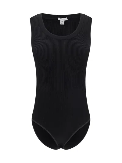ALAÏA ALAÏA WOMEN RIBBED DESIGN BODYSUIT