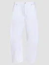 Alaïa Alaia White Rodeo Denim Trousers In White