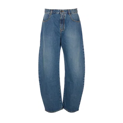 Alaïa Alaia Women Round Low-waist Jeans In Blue